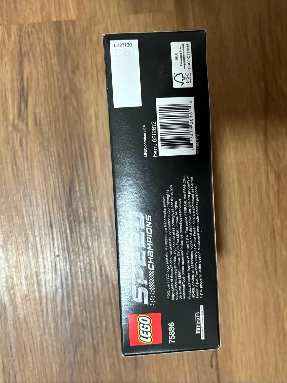 LEGO Speed Champions Ferrari 488 GT3 “Scuderia Corsa”‎ set, set #75886,
